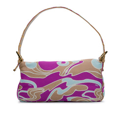 Psychedelic Swirl Satin Baguette