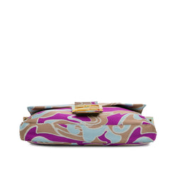 Psychedelic Swirl Satin Baguette