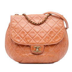 Medium Aged Calfskin Bubble CC Flap