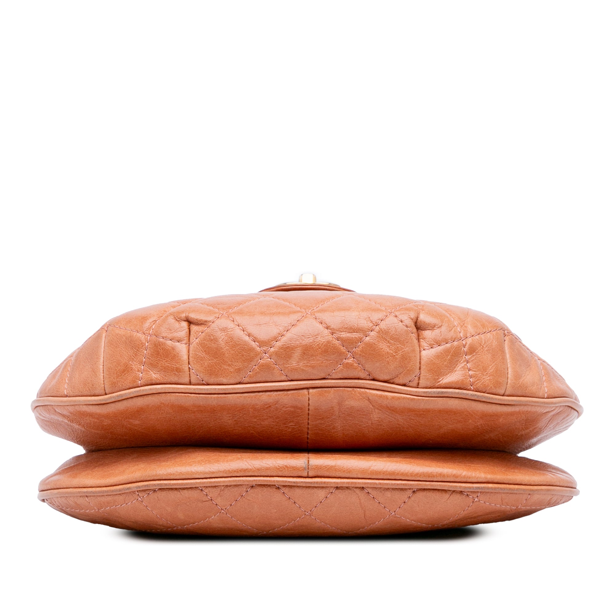 Medium Aged Calfskin Bubble CC Flap