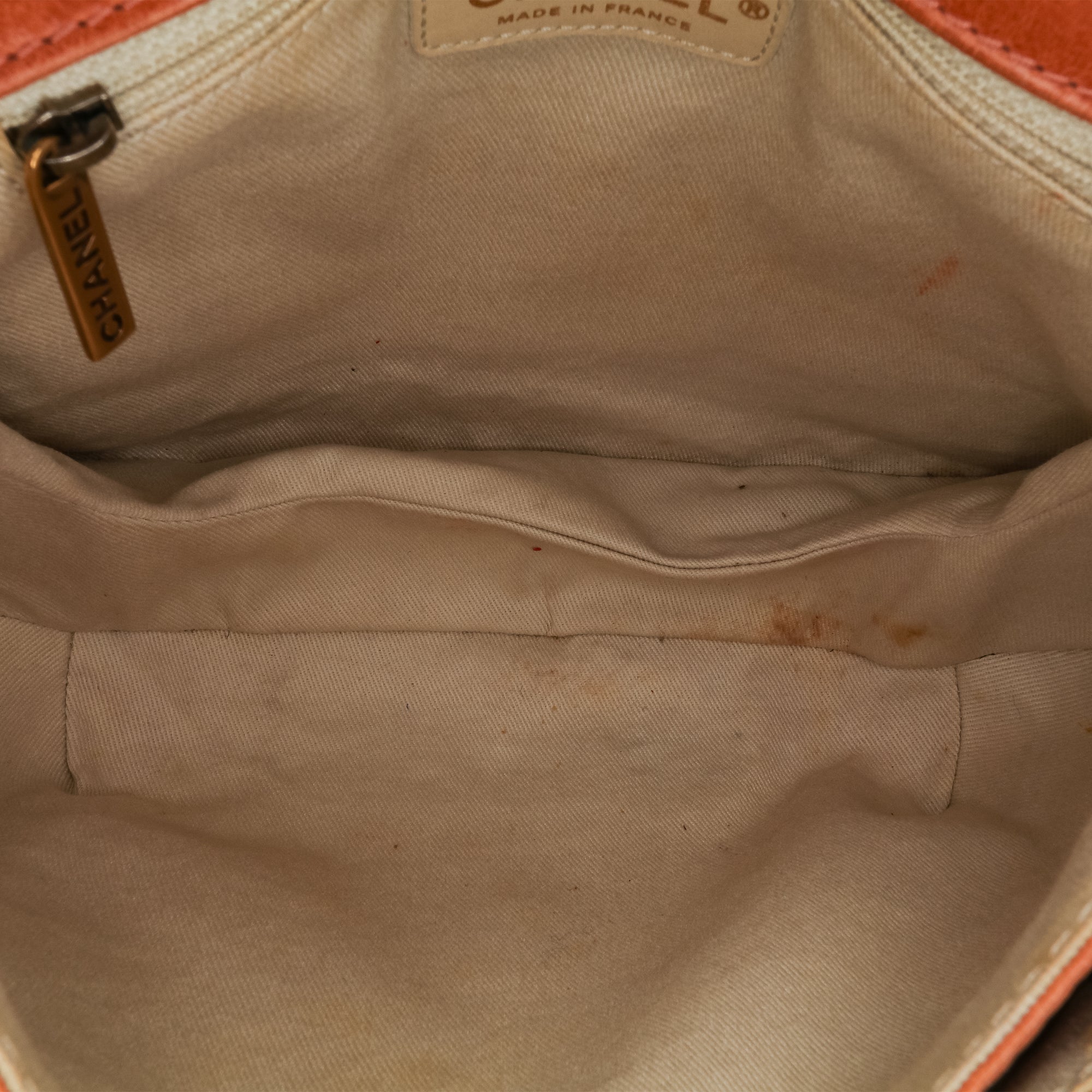 Medium Aged Calfskin Bubble CC Flap