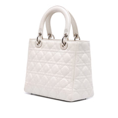 Medium Lambskin Cannage Lady Dior