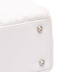 Medium Lambskin Cannage Lady Dior