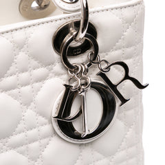 Medium Lambskin Cannage Lady Dior