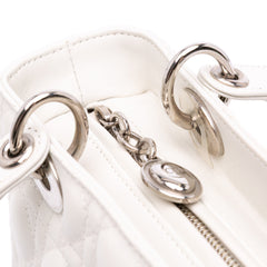 Medium Lambskin Cannage Lady Dior