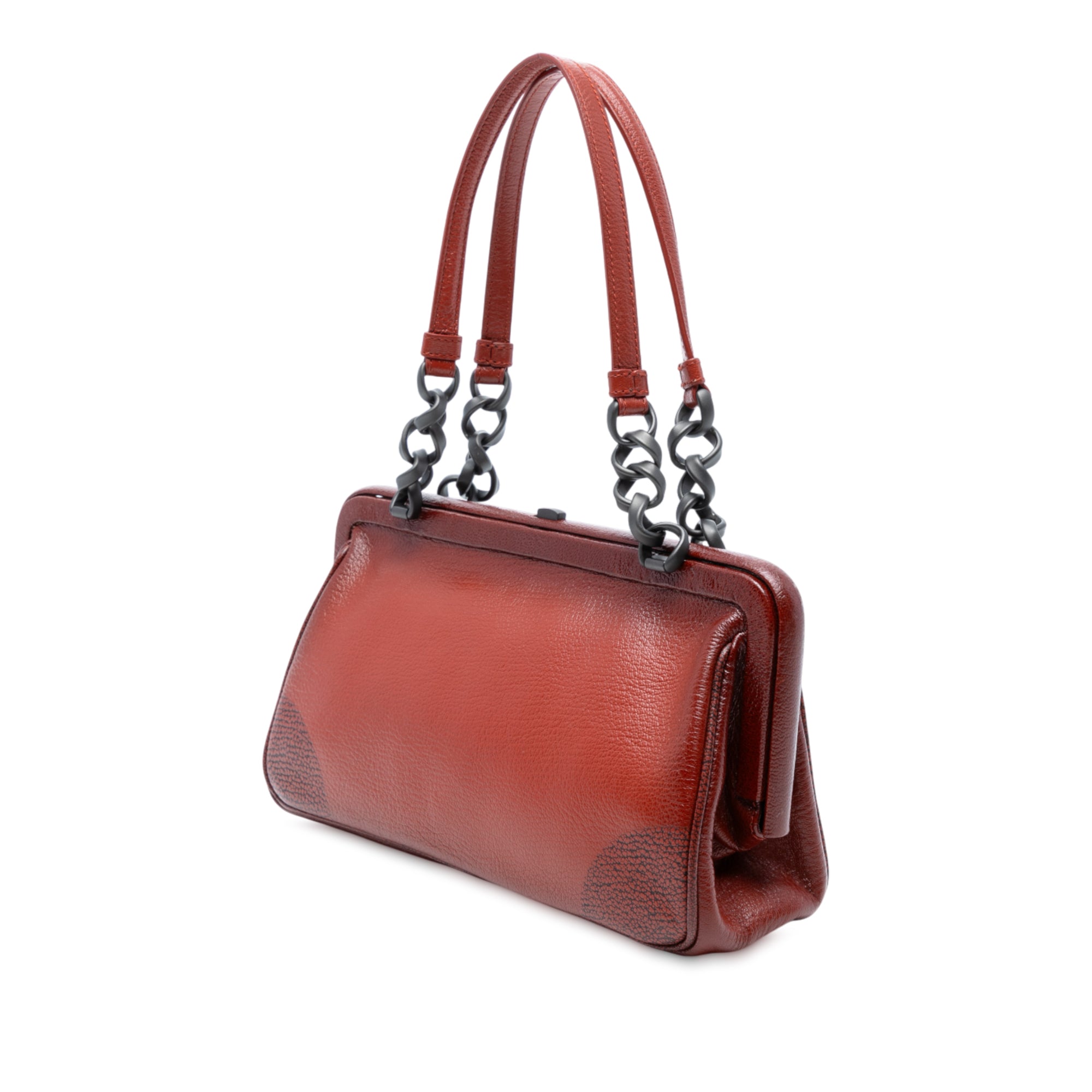 Leather Doctor Frame Handbag