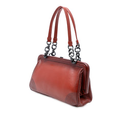 Leather Doctor Frame Handbag