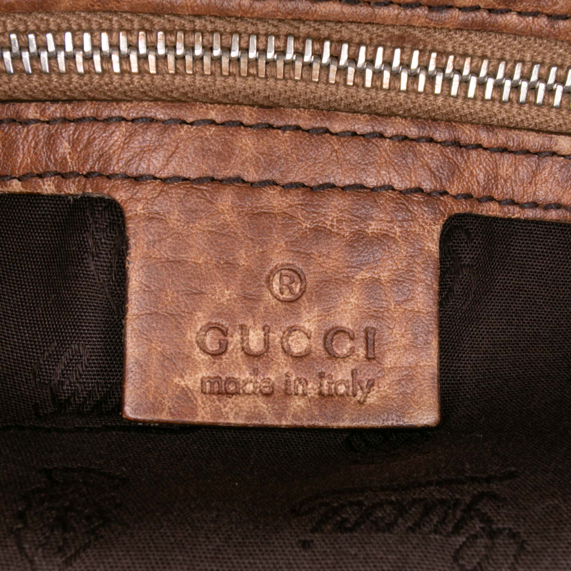 Medium GG Canvas Bamboo Bar Tote