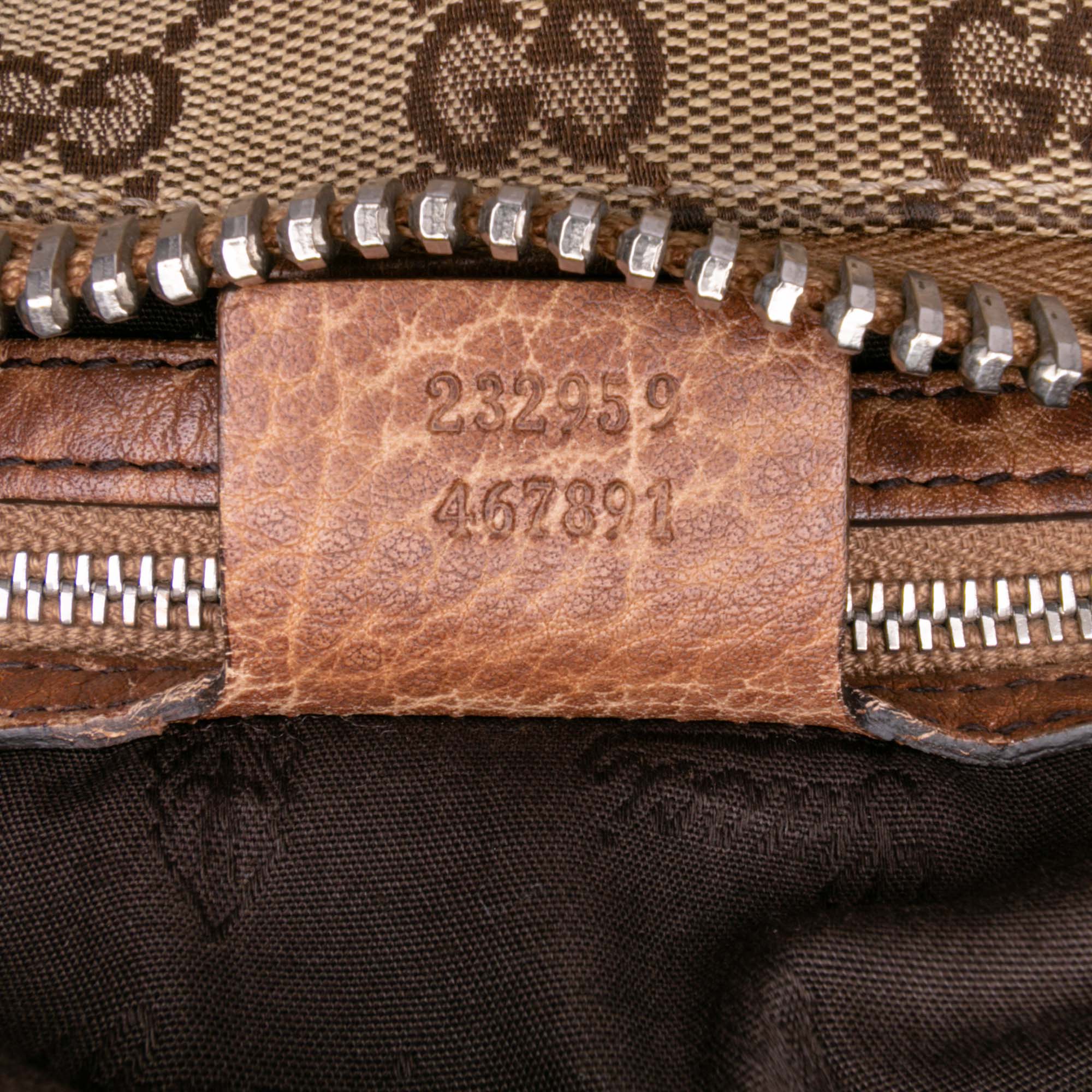 Medium GG Canvas Bamboo Bar Tote