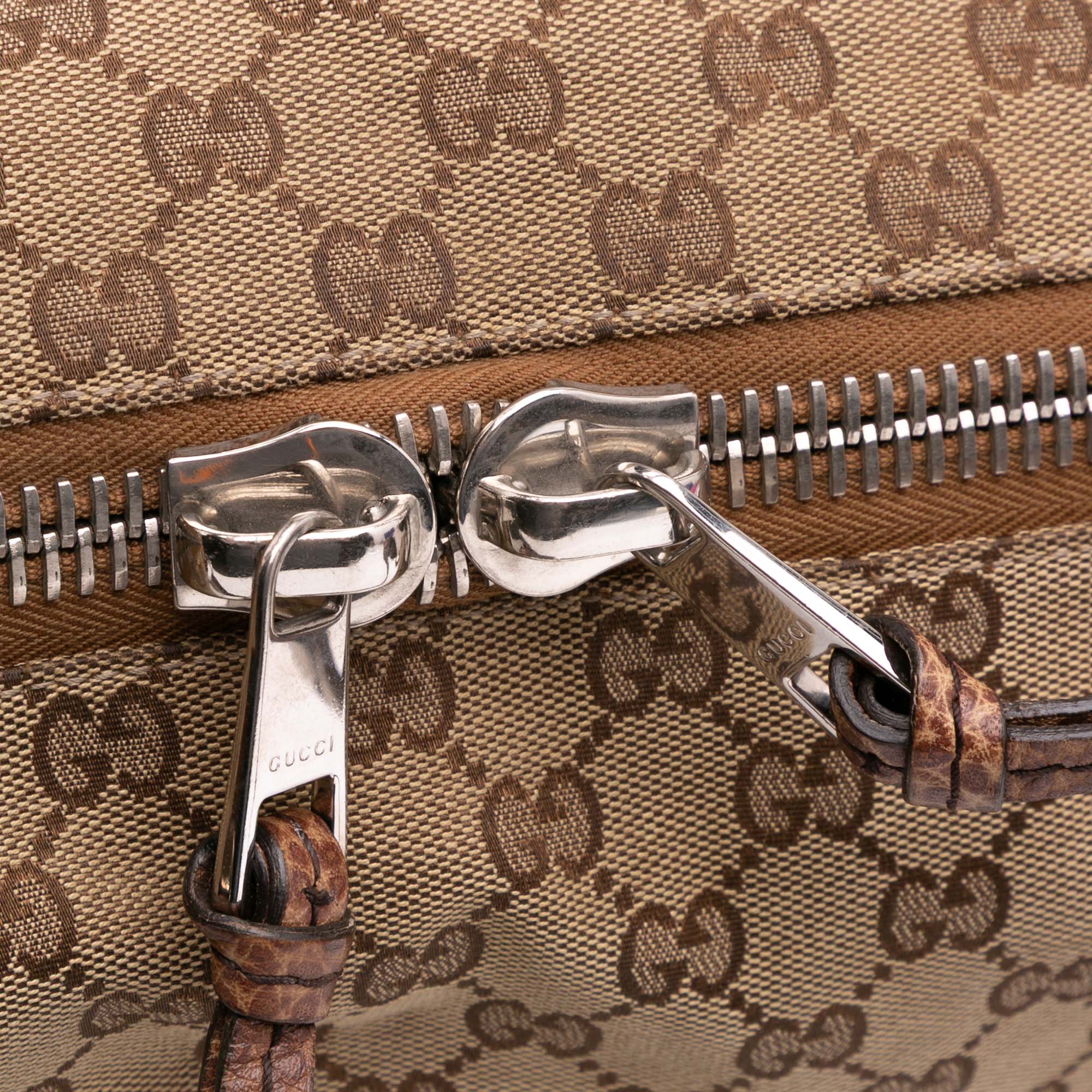 Medium GG Canvas Bamboo Bar Tote