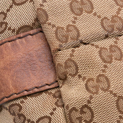 Medium GG Canvas Bamboo Bar Tote