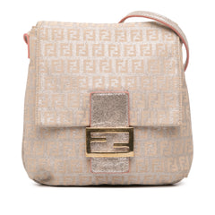 Zucchino Metallic Canvas Flap Crossbody