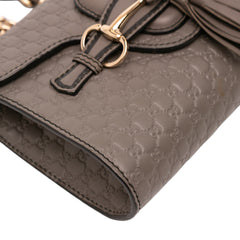 Mini Microguccissima Emily Crossbody