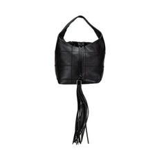 Calfskin Square Stitch Bucket Bag