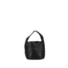 Calfskin Square Stitch Bucket Bag