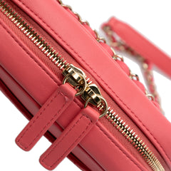 Lambskin Giant Crystal CC Camera Bag