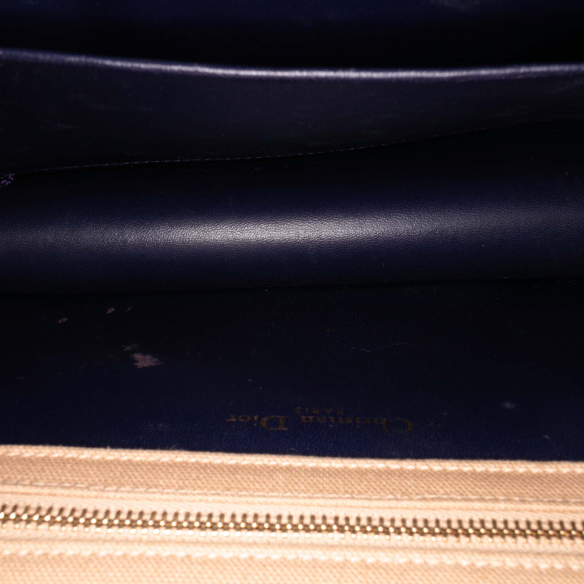 Medium Oblique Canvas and Velvet Diorama Flap