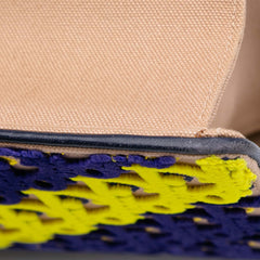 Medium Oblique Canvas and Velvet Diorama Flap