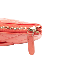 Medium Quilted Lambskin O Case Clutch