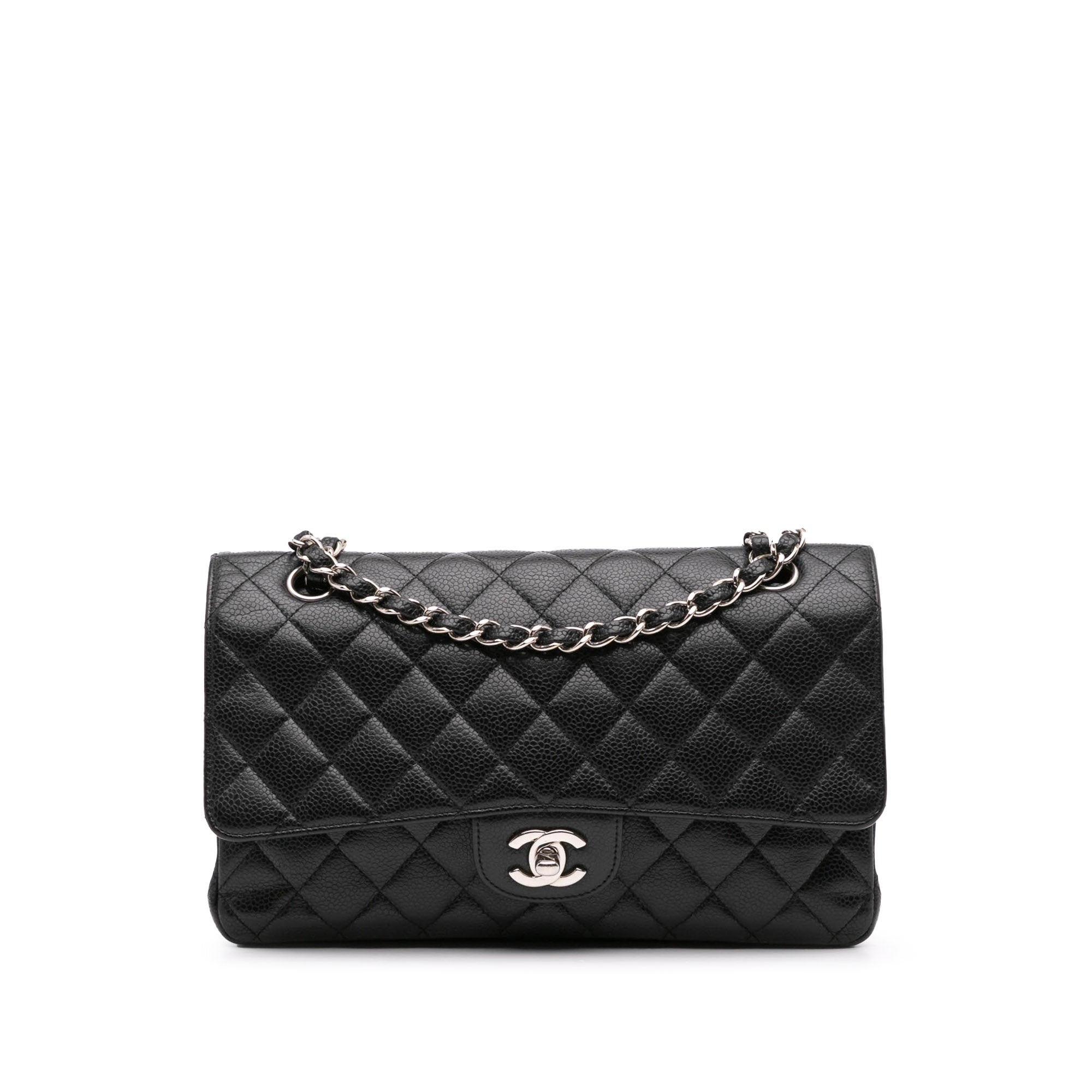 Medium Classic Caviar Double Flap