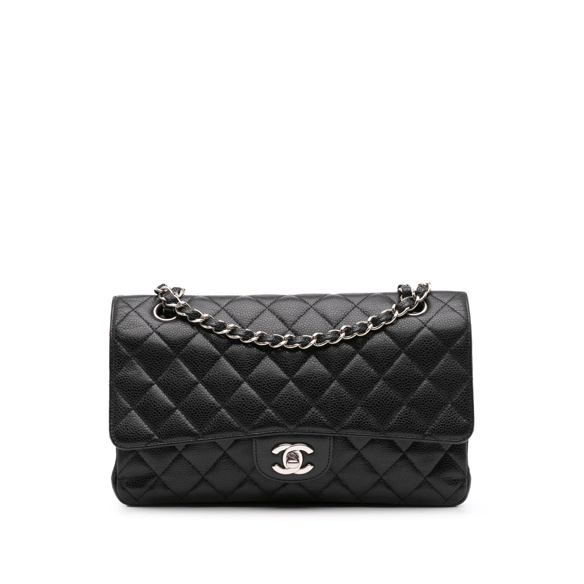 Medium Classic Caviar Double Flap