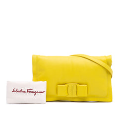 Padded Leather Viva Bow Crossbody