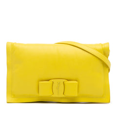 Padded Leather Viva Bow Crossbody