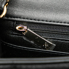 Mini Square Lambskin Resin Crystal Monacoco Flap
