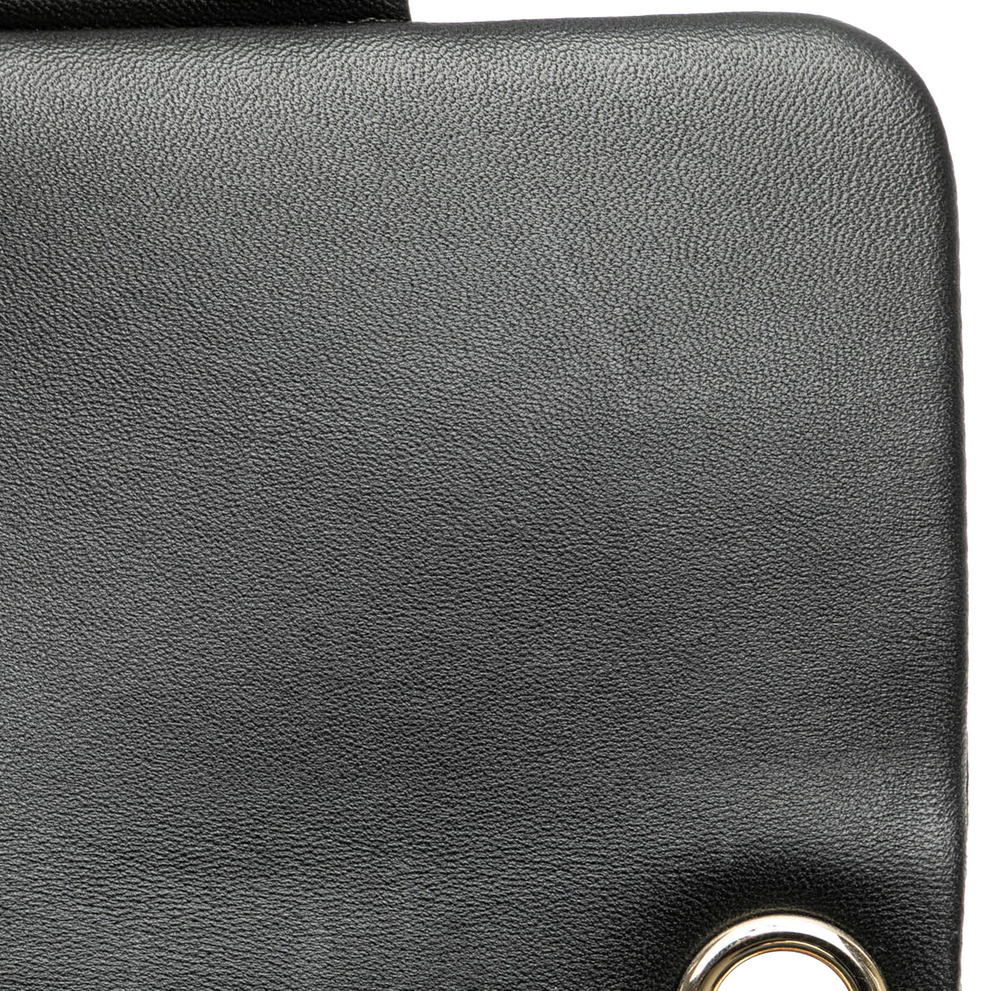 Mini Square Lambskin Resin Crystal Monacoco Flap