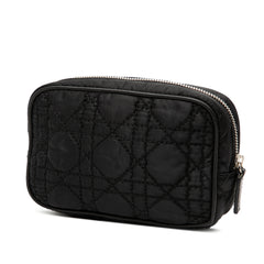Nylon Cannage Charm Trousse Cosmetic Bag