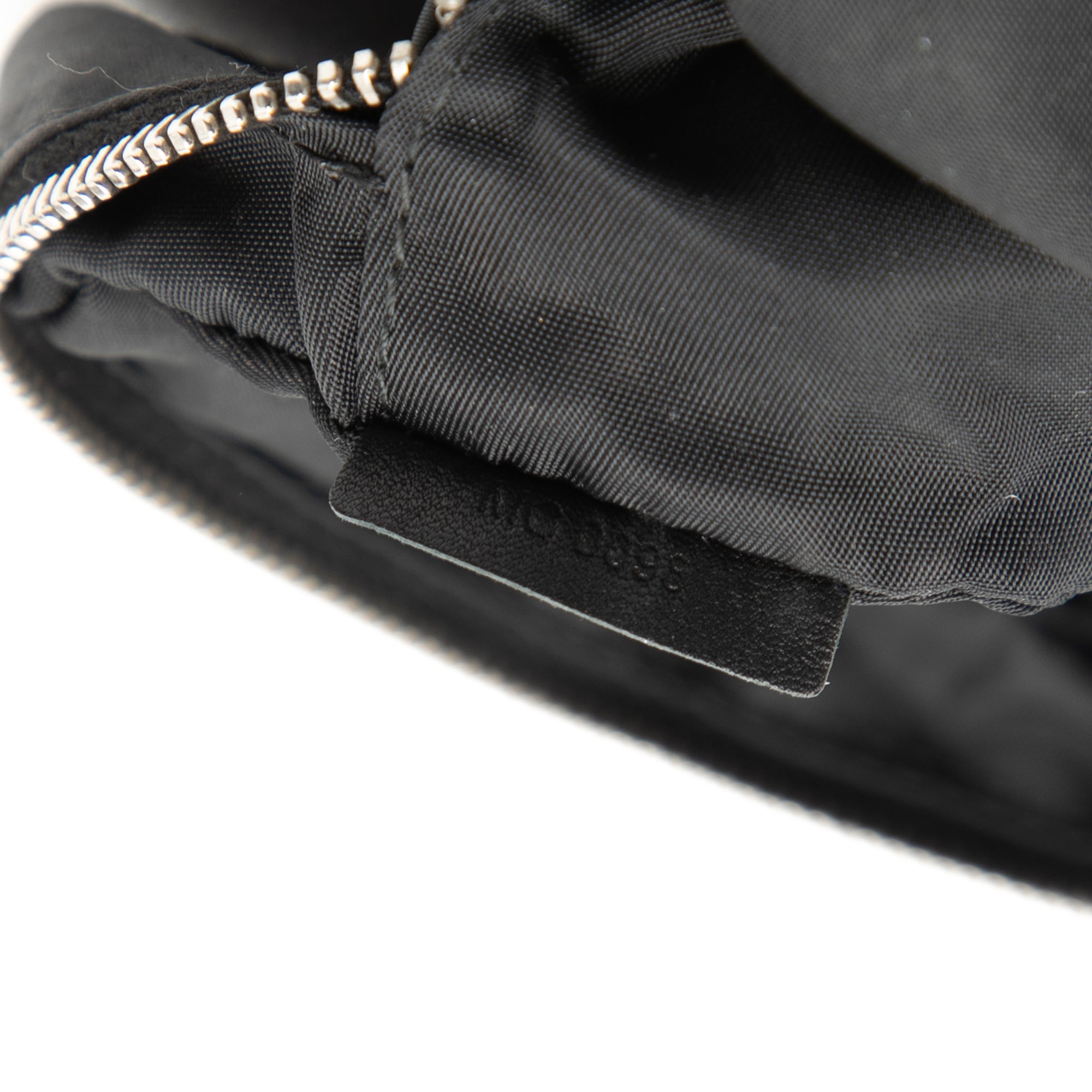 Nylon Cannage Charm Trousse Cosmetic Bag