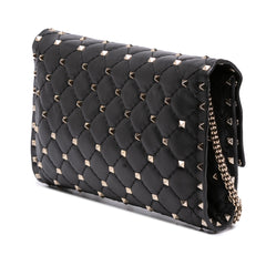 Nappa Rockstud Spike Wallet On Chain