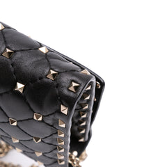 Nappa Rockstud Spike Wallet On Chain