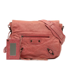 Lambskin Motocross Classic Folk Messenger Bag