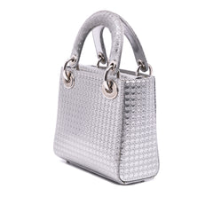 Mini Metallic Patent Microcannage Lady Dior