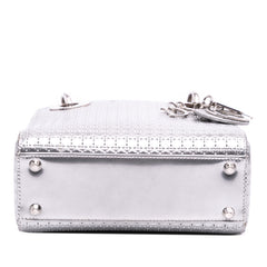 Mini Metallic Patent Microcannage Lady Dior