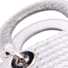 Mini Metallic Patent Microcannage Lady Dior
