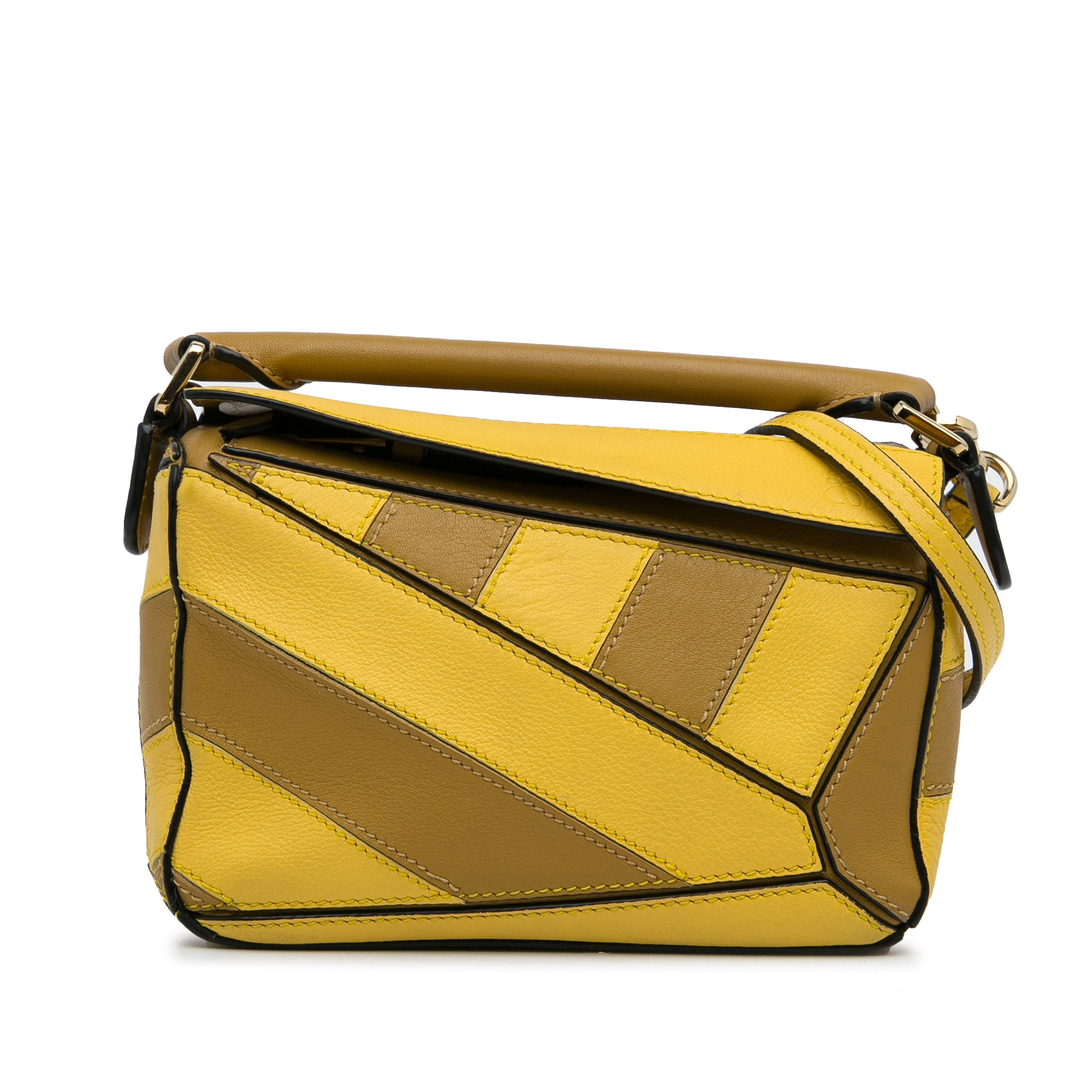 Mini Puzzle Rugby Stripe Satchel_0