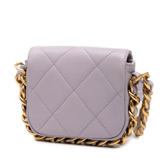 Mini Quilted Calfskin Framing Chain Flap