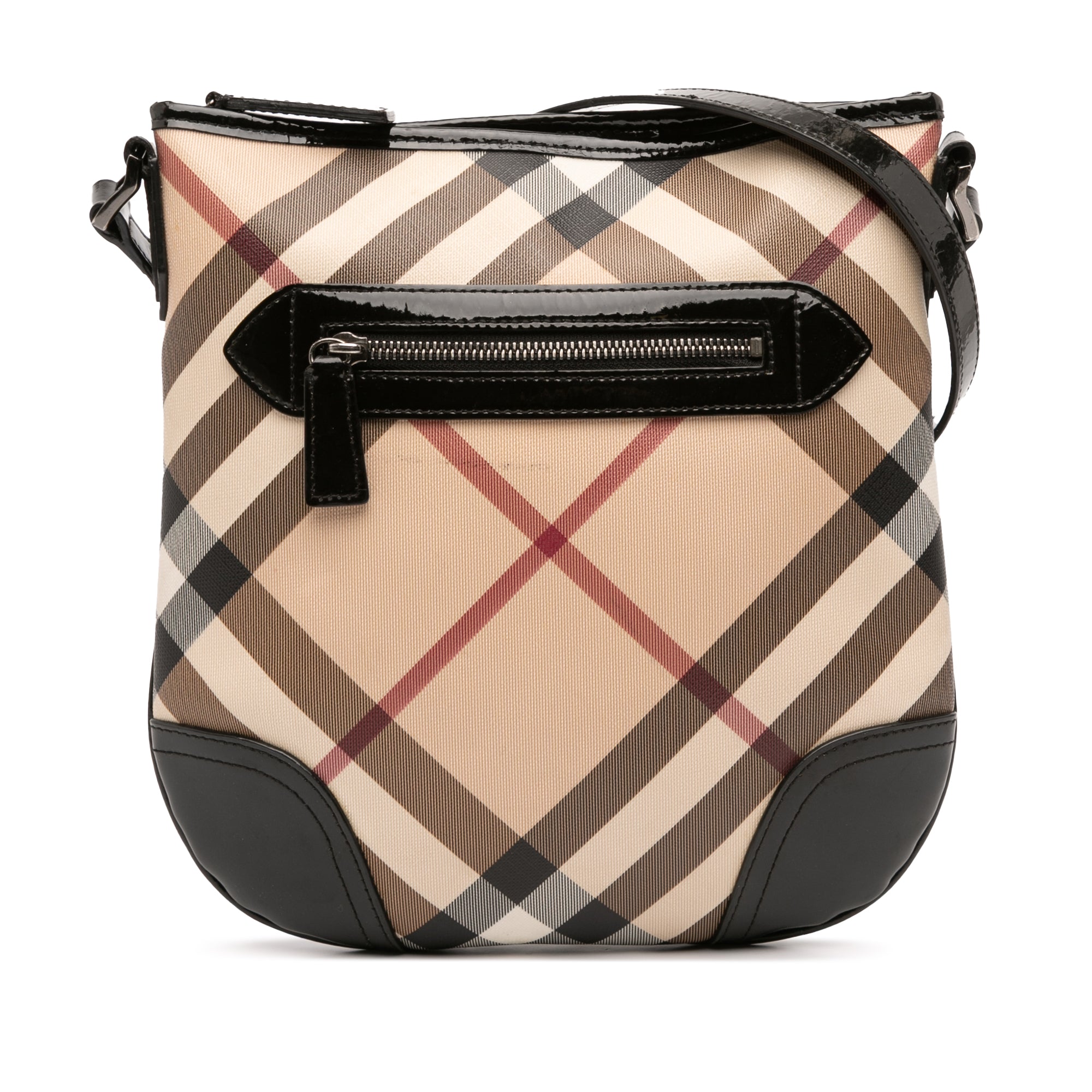 Supernova Check Coated Canvas Dryden Crossbody