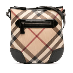 Supernova Check Coated Canvas Dryden Crossbody