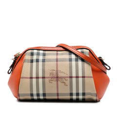 Haymarket Check Coated Canvas Crossbody