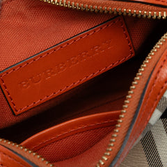 Haymarket Check Coated Canvas Crossbody