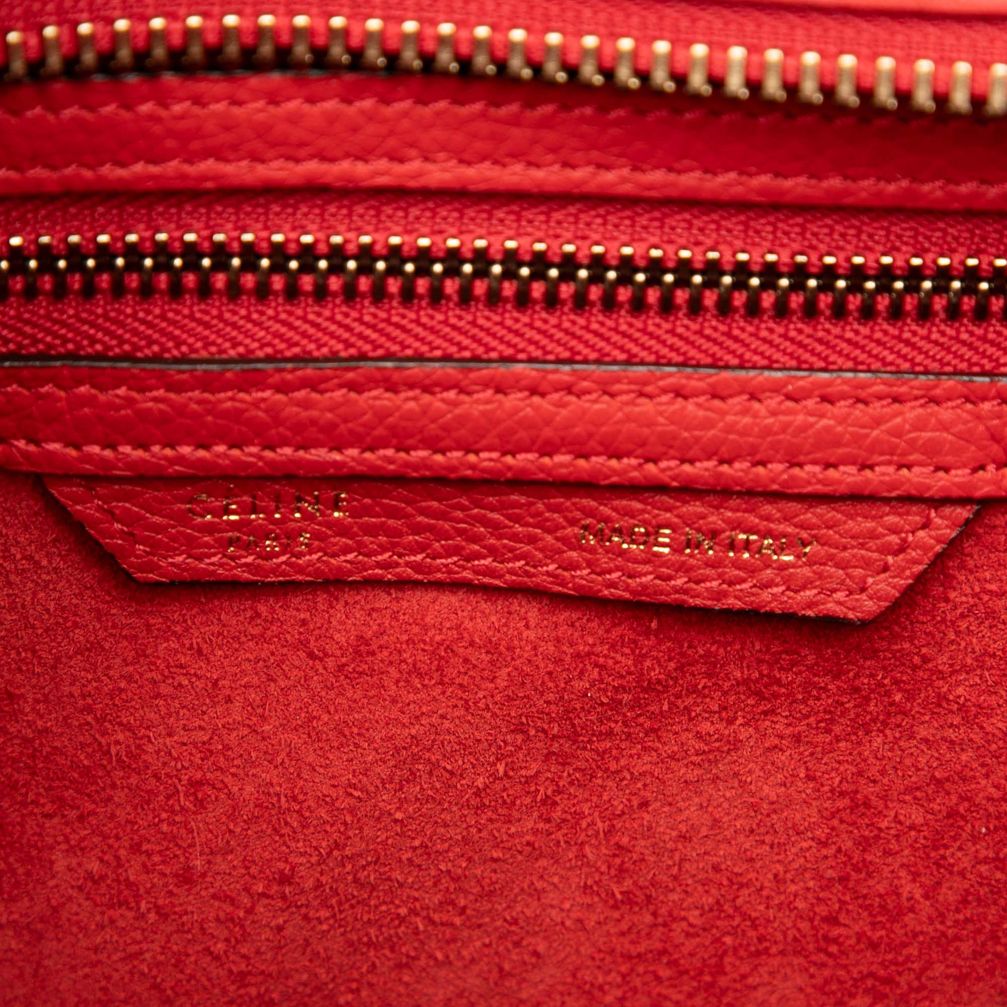 Micro Calfskin Luggage Tote