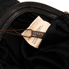 Woven Leather Floral Shoulder Bag