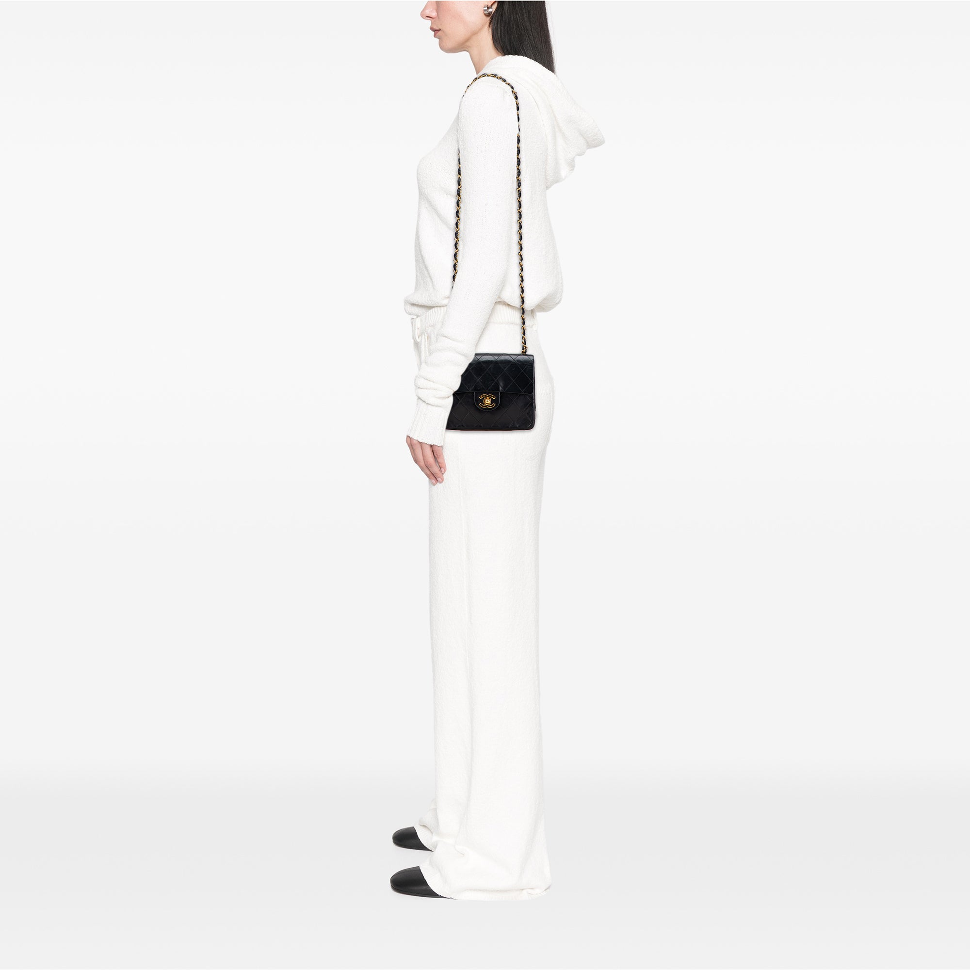 Mini Square Classic Lambskin Single Flap