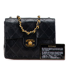 Mini Square Classic Lambskin Single Flap