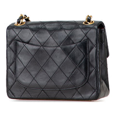 Mini Square Classic Lambskin Single Flap