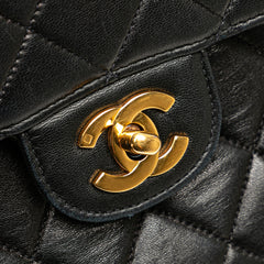 Medium Quilted Lambskin Double Sided Flap