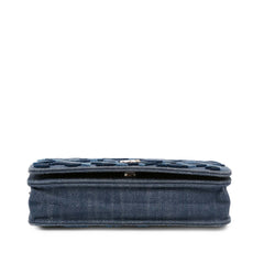Denim and Velvet Wallet On Chain